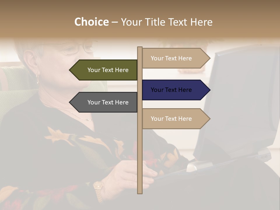 Boomer Active Laptop PowerPoint Template