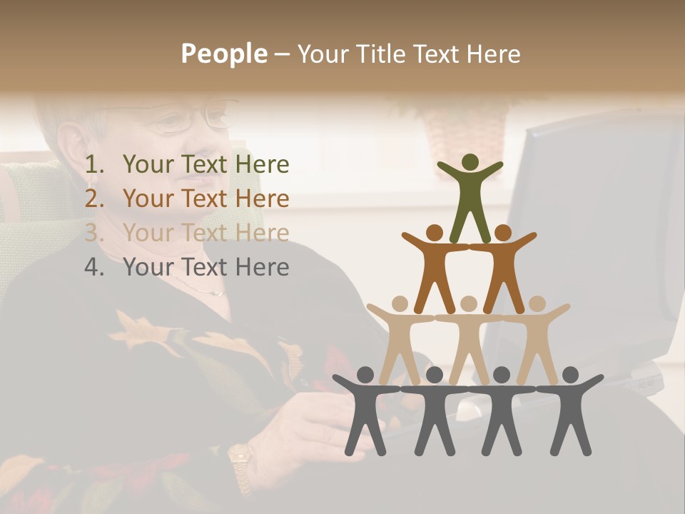 Boomer Active Laptop PowerPoint Template