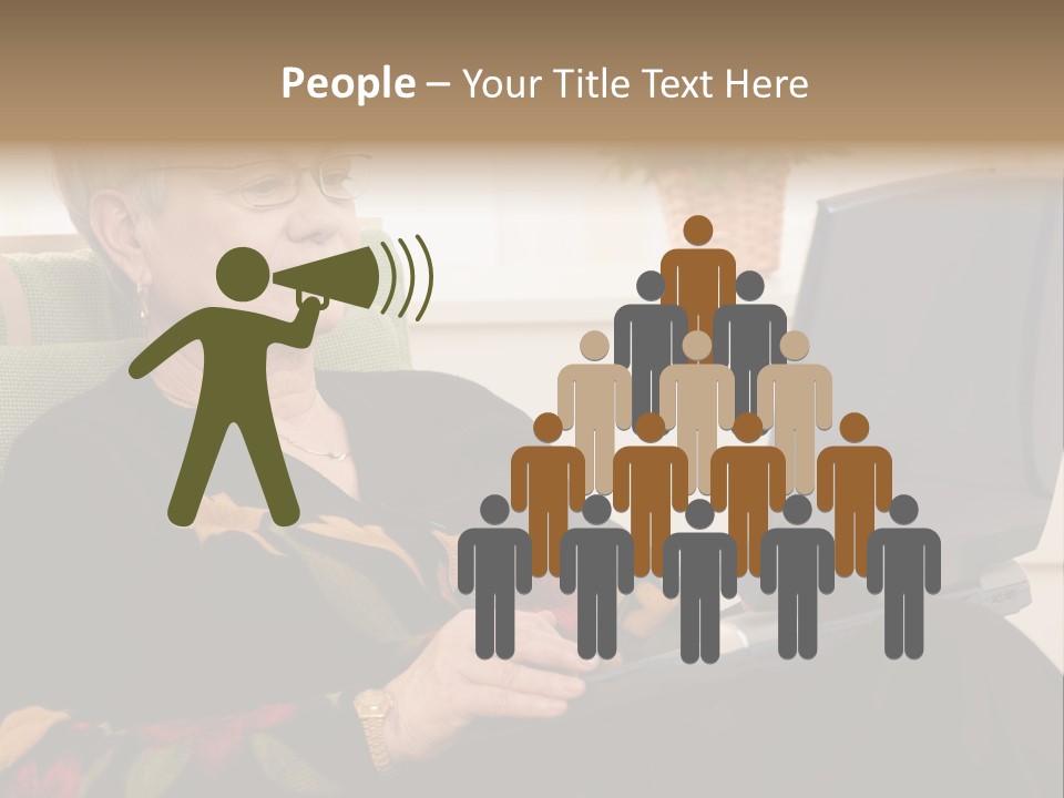 Boomer Active Laptop PowerPoint Template