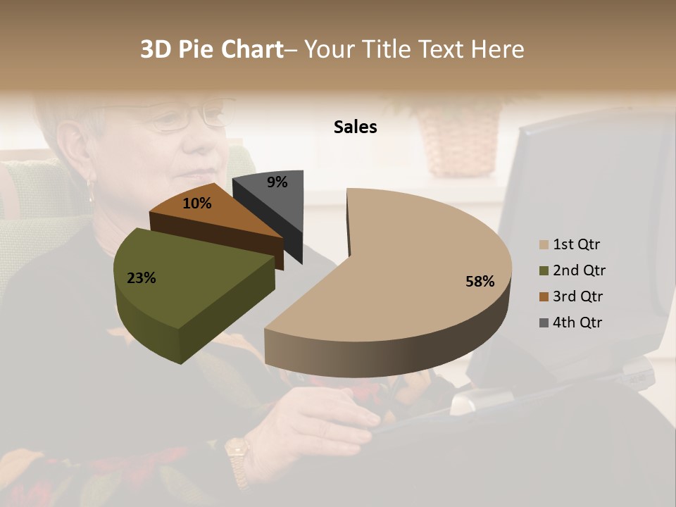 Boomer Active Laptop PowerPoint Template