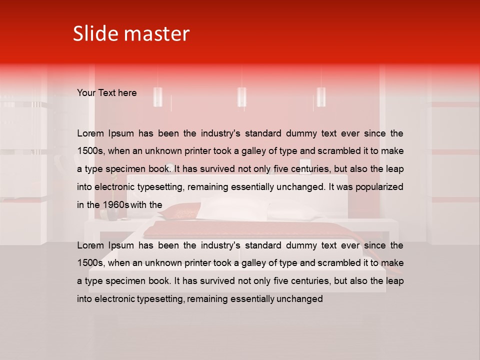 Pattern Scene Interior PowerPoint Template