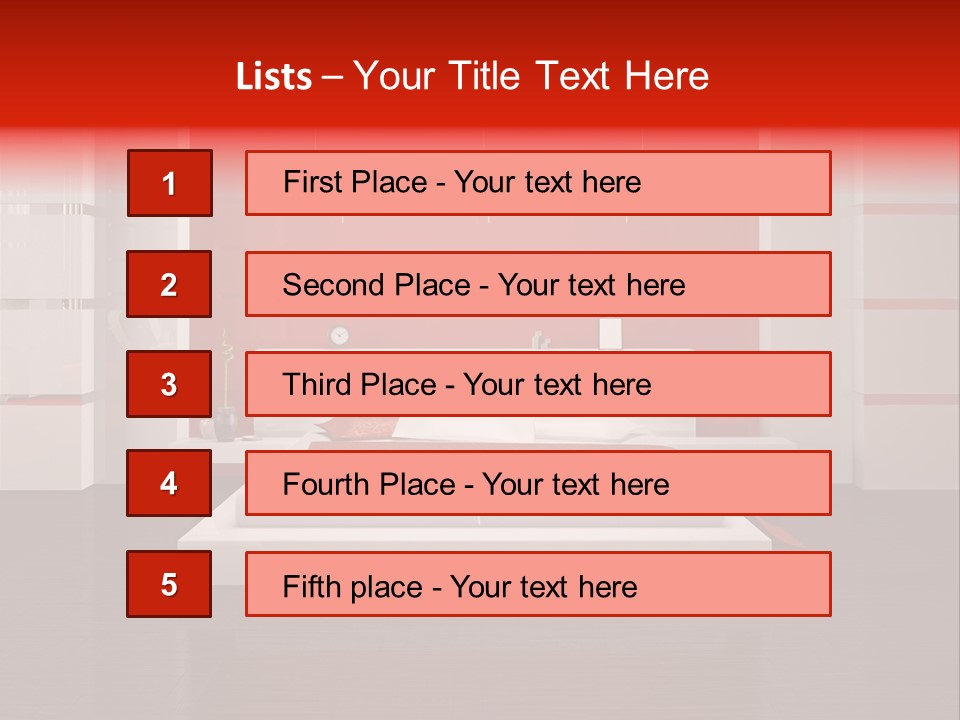 Pattern Scene Interior PowerPoint Template