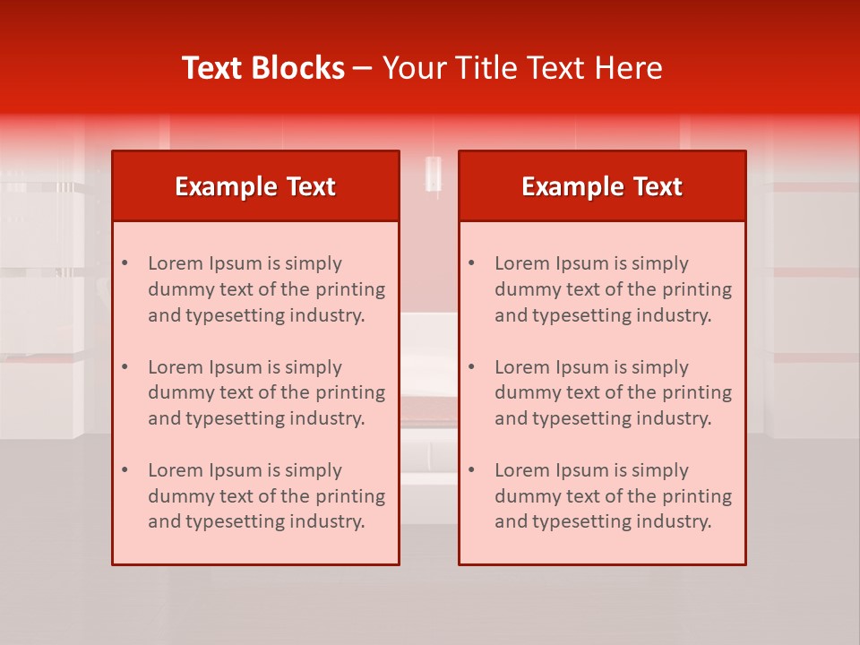Pattern Scene Interior PowerPoint Template