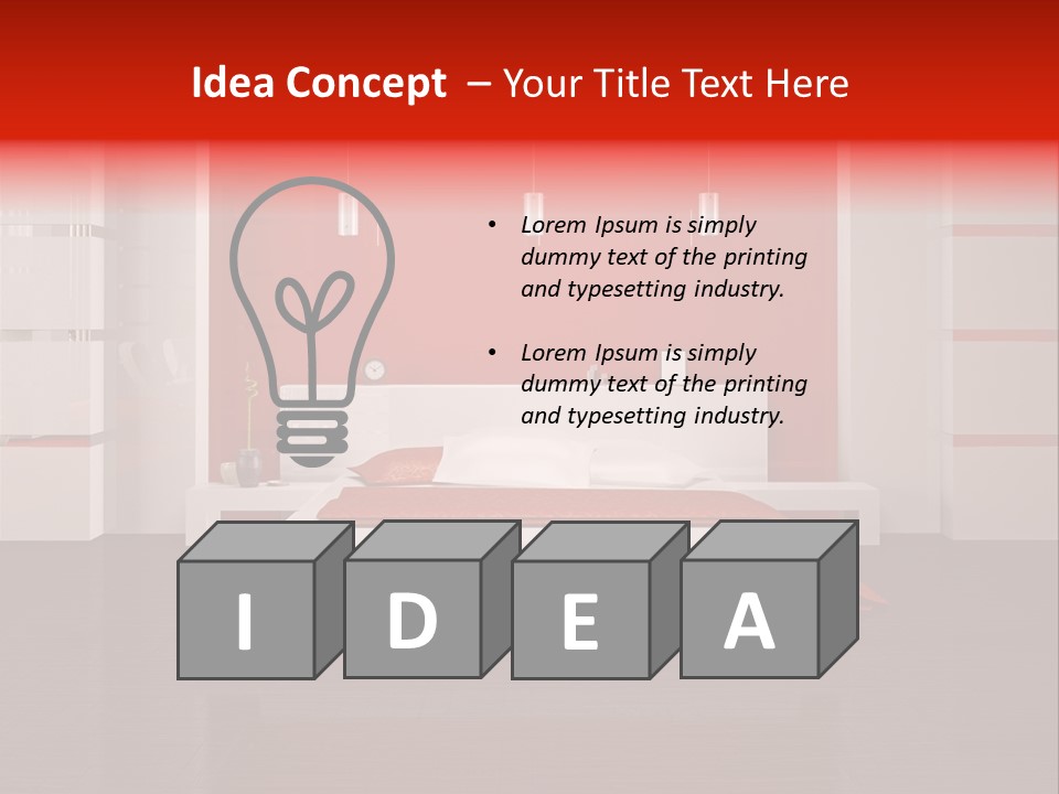 Pattern Scene Interior PowerPoint Template