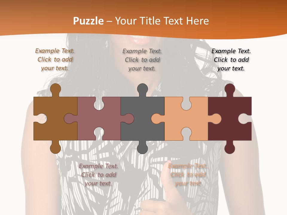 Cute Beauty Black PowerPoint Template