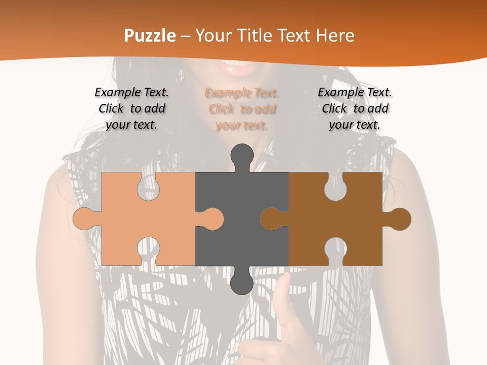 Cute Beauty Black PowerPoint Template