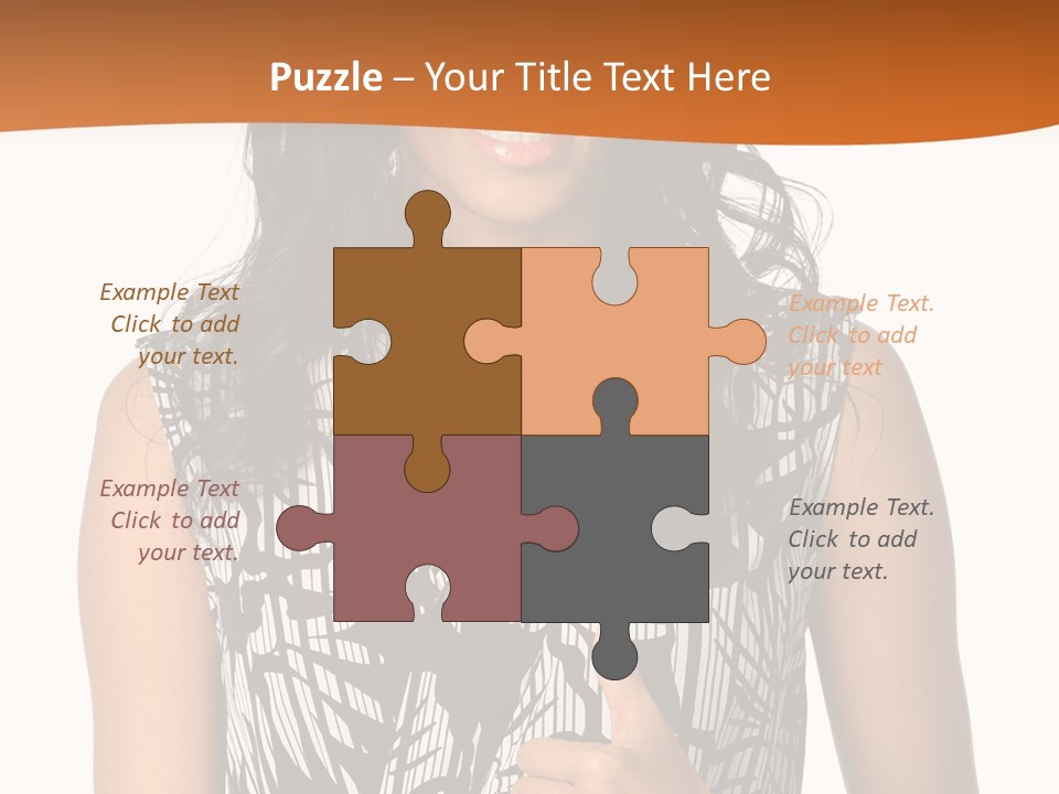 Cute Beauty Black PowerPoint Template