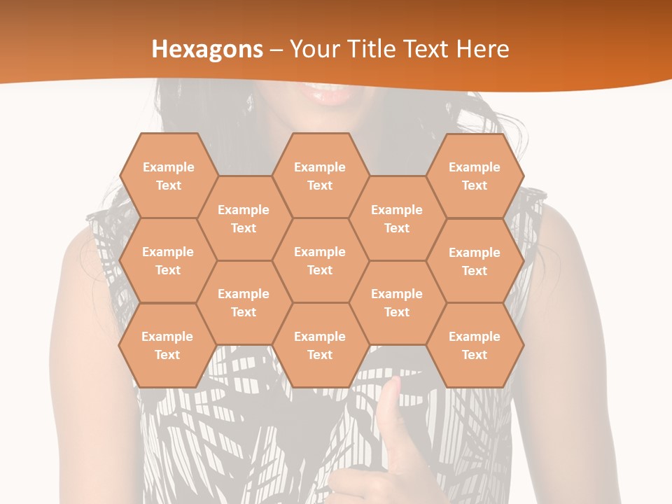 Cute Beauty Black PowerPoint Template