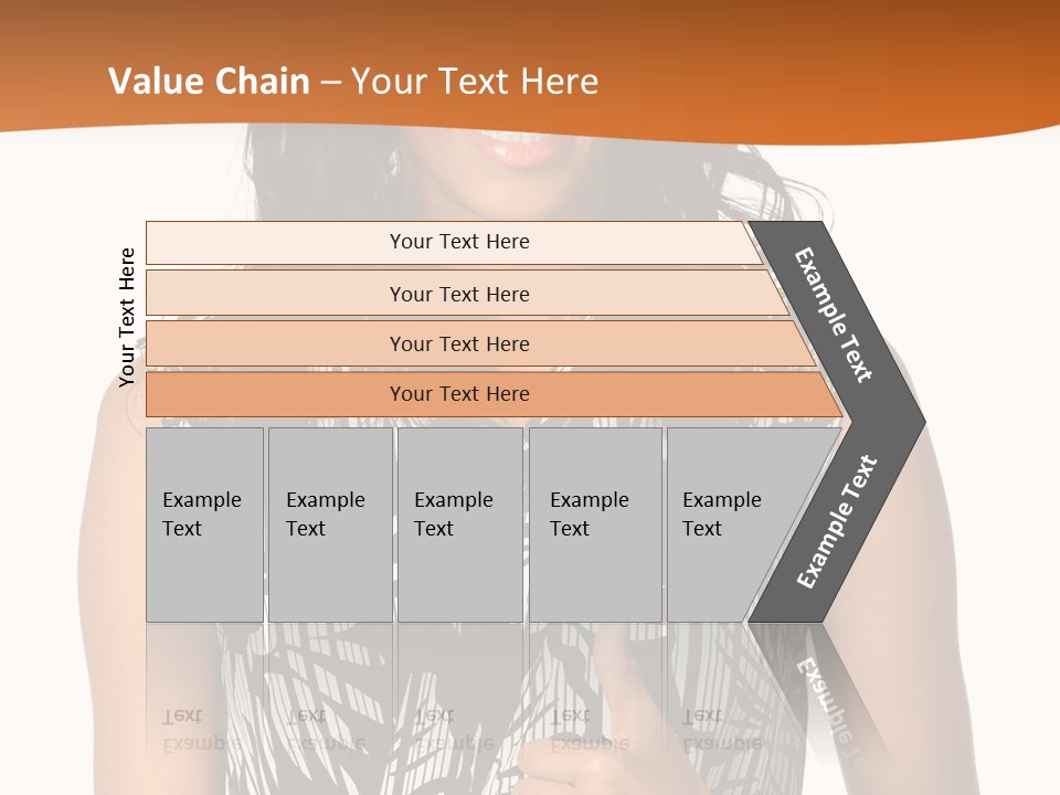 Cute Beauty Black PowerPoint Template