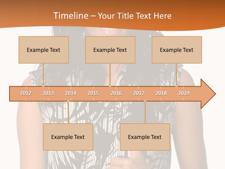 Cute Beauty Black PowerPoint Template