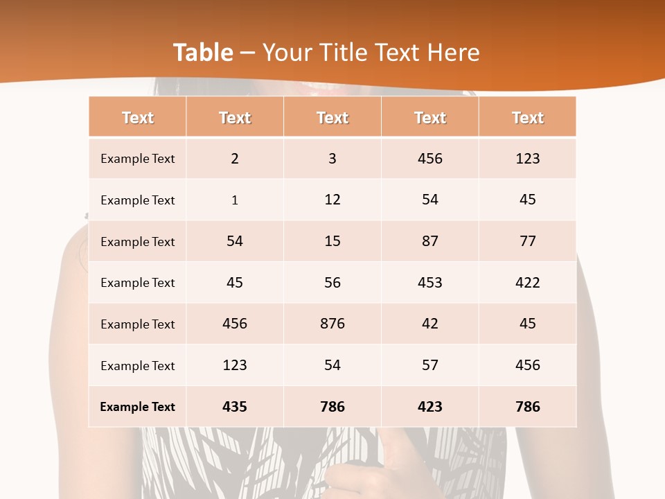 Cute Beauty Black PowerPoint Template