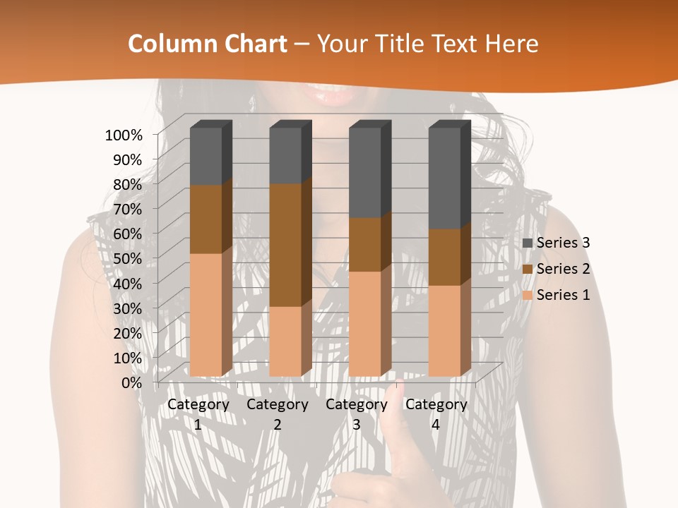 Cute Beauty Black PowerPoint Template