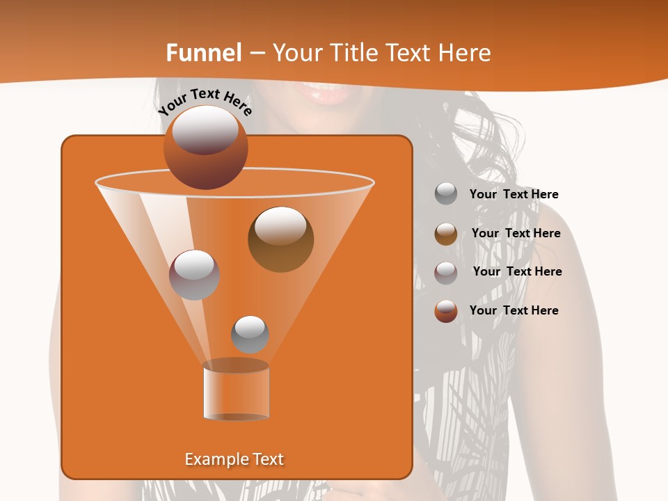 Cute Beauty Black PowerPoint Template