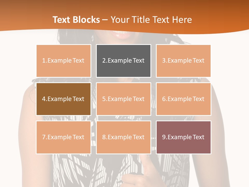 Cute Beauty Black PowerPoint Template