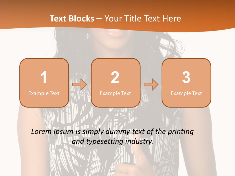 Cute Beauty Black PowerPoint Template