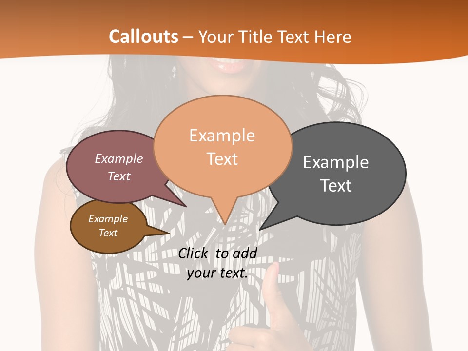 Cute Beauty Black PowerPoint Template