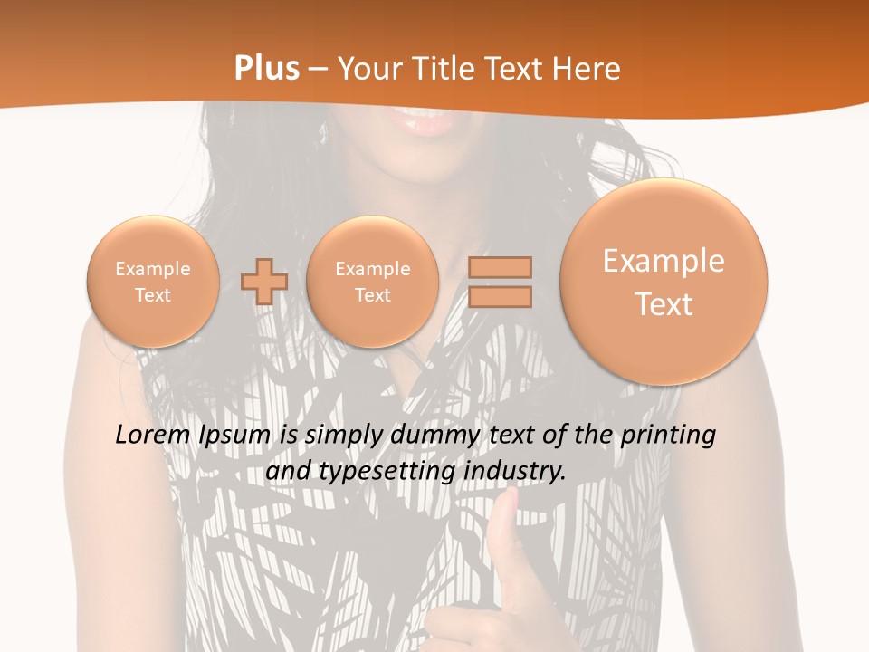 Cute Beauty Black PowerPoint Template