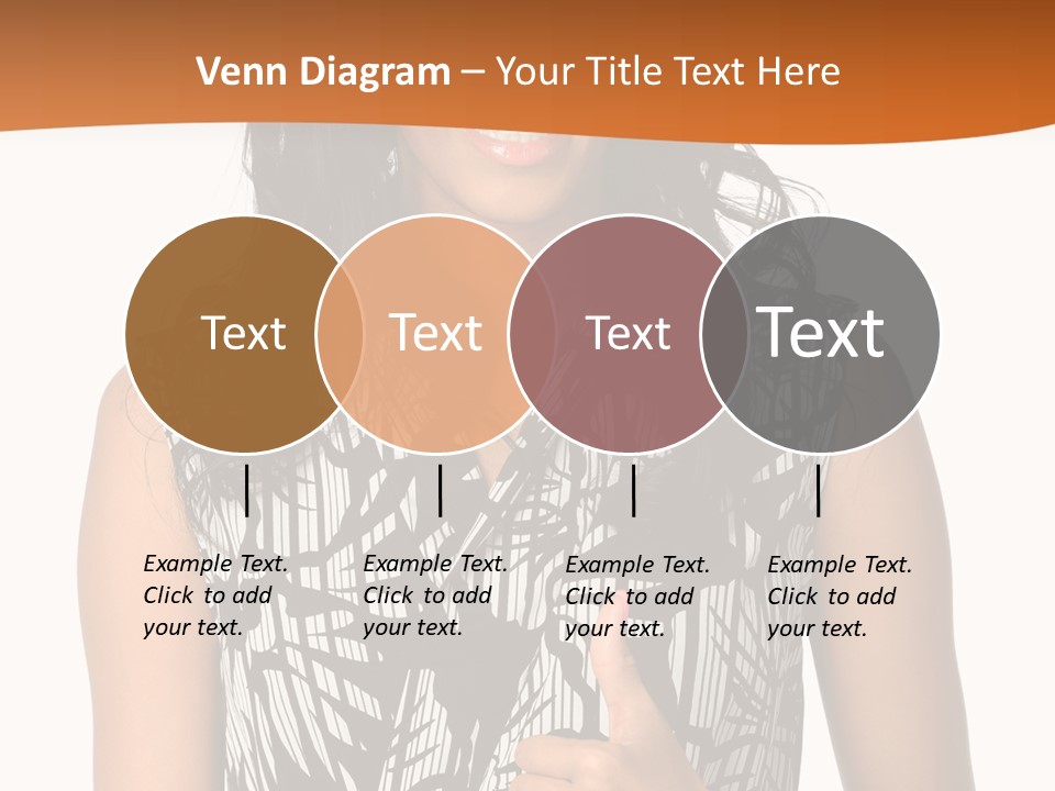 Cute Beauty Black PowerPoint Template