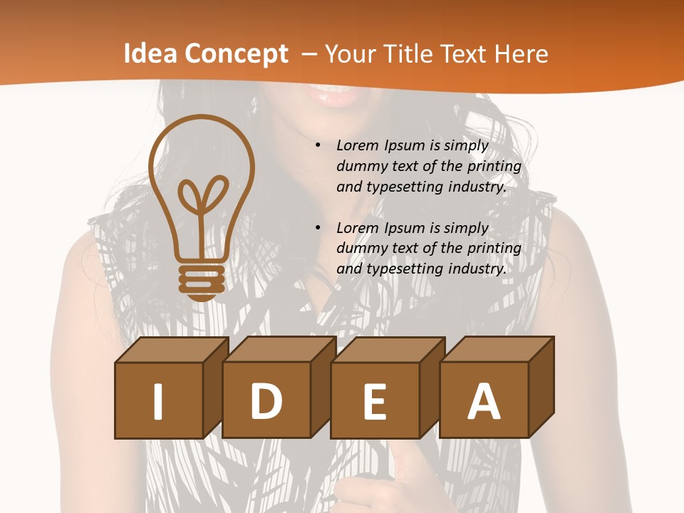 Cute Beauty Black PowerPoint Template