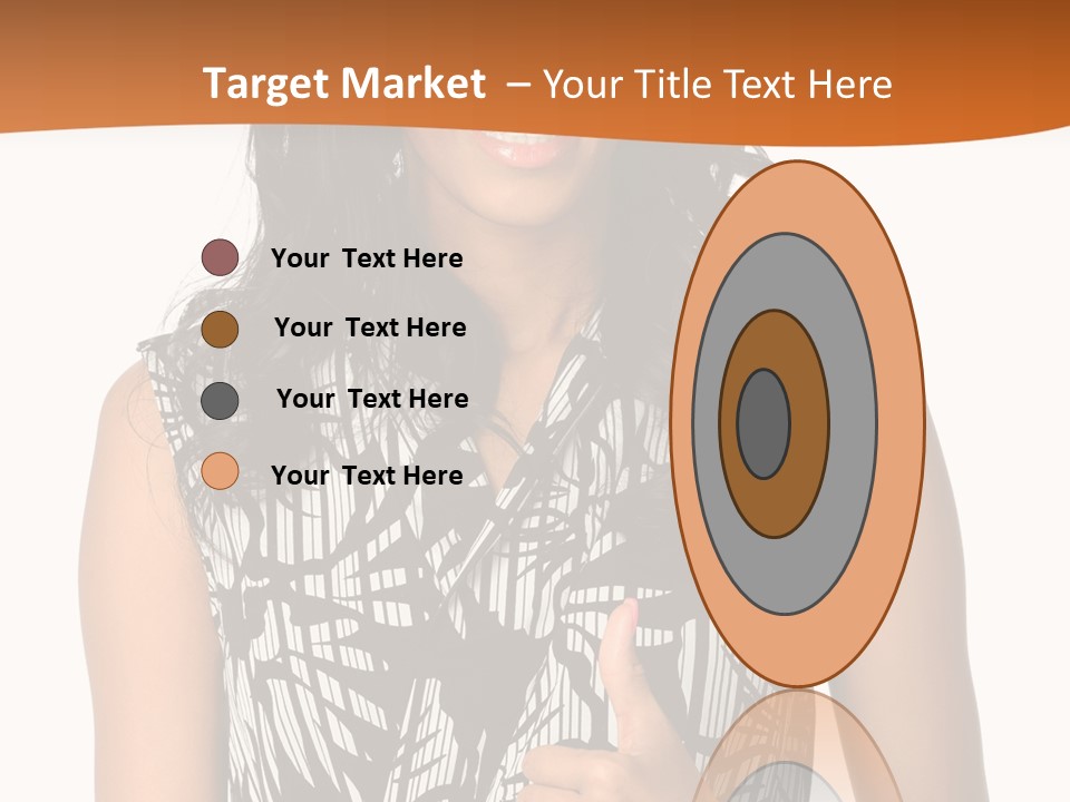 Cute Beauty Black PowerPoint Template