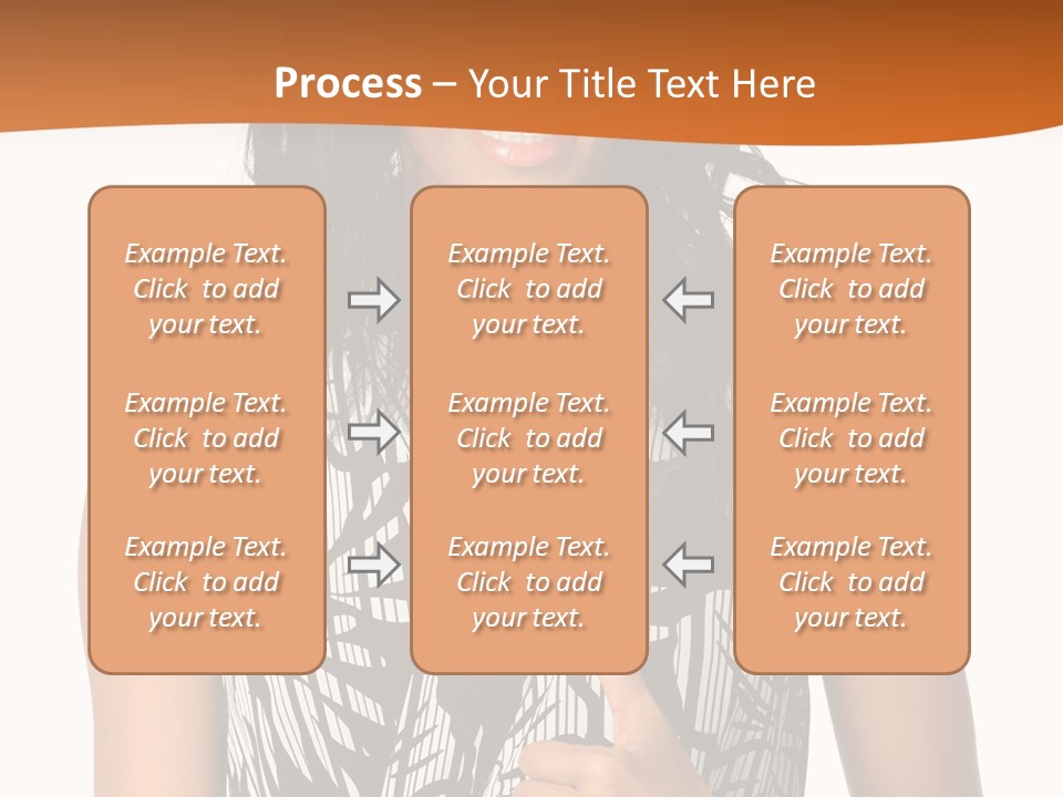 Cute Beauty Black PowerPoint Template