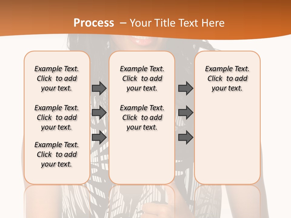 Cute Beauty Black PowerPoint Template