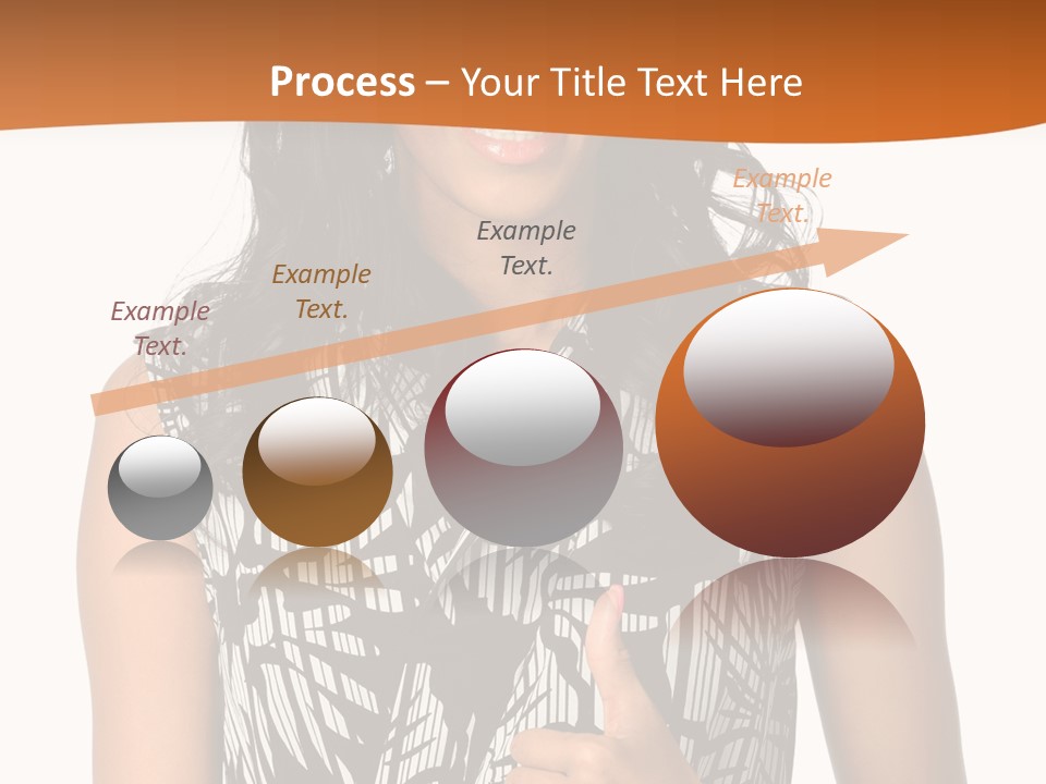 Cute Beauty Black PowerPoint Template