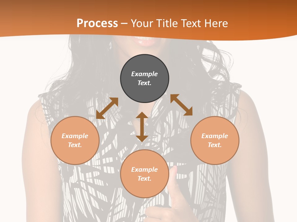 Cute Beauty Black PowerPoint Template