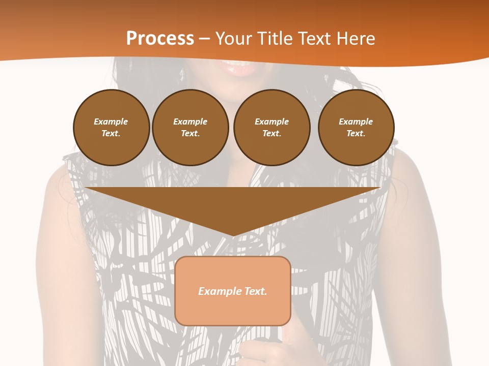 Cute Beauty Black PowerPoint Template