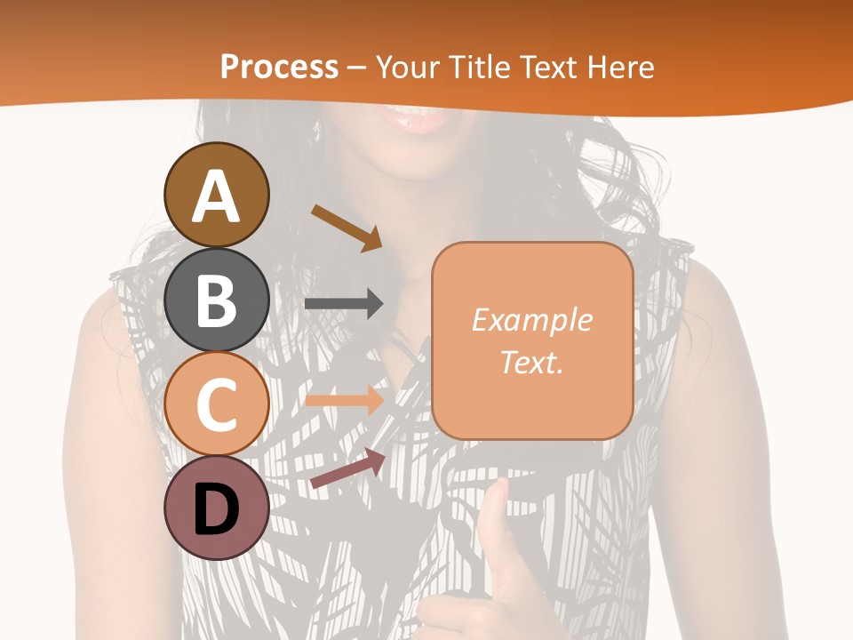 Cute Beauty Black PowerPoint Template