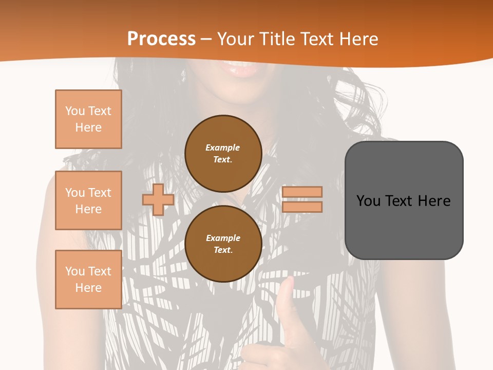 Cute Beauty Black PowerPoint Template