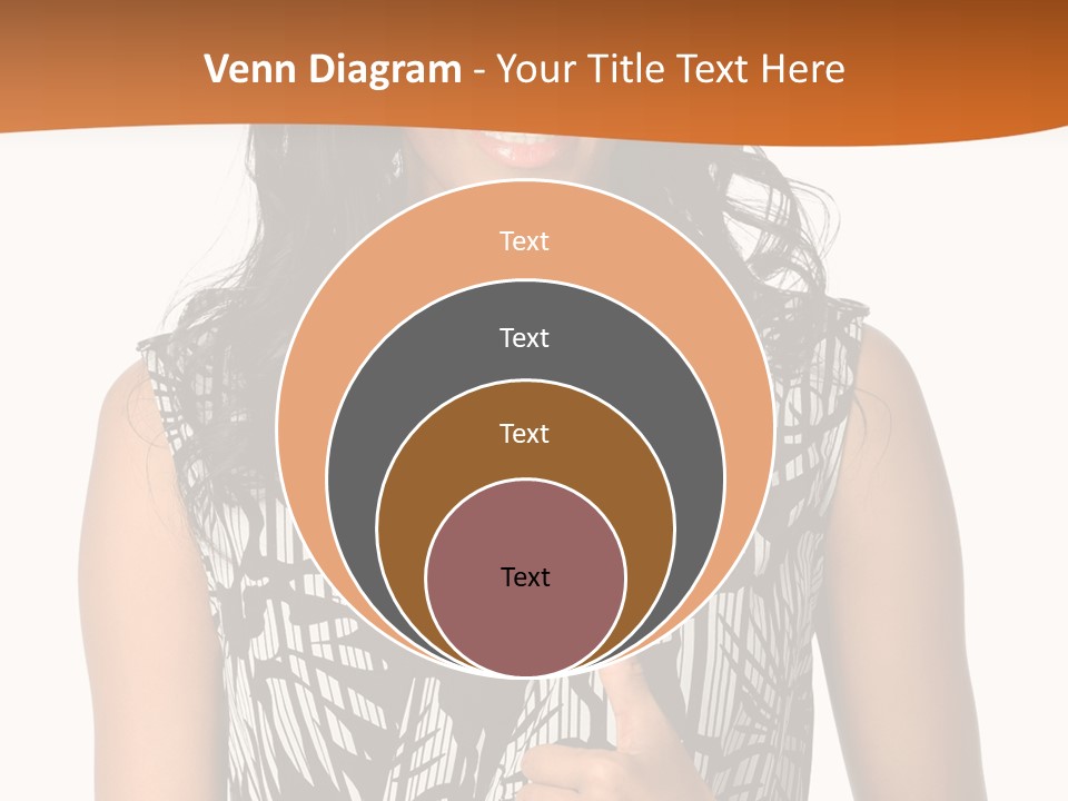 Cute Beauty Black PowerPoint Template