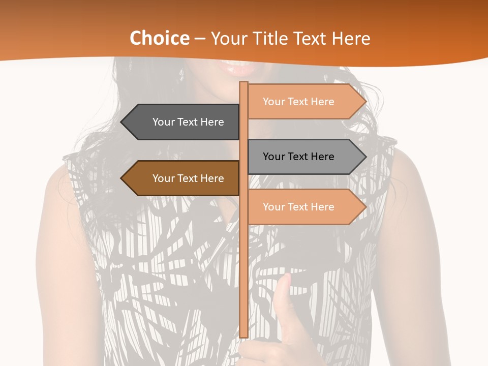 Cute Beauty Black PowerPoint Template
