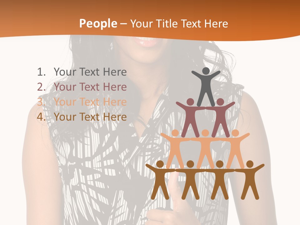 Cute Beauty Black PowerPoint Template