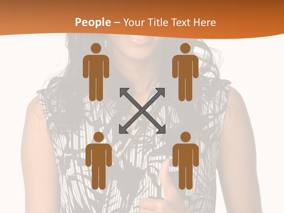 Cute Beauty Black PowerPoint Template