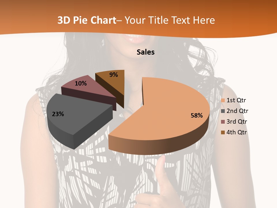 Cute Beauty Black PowerPoint Template