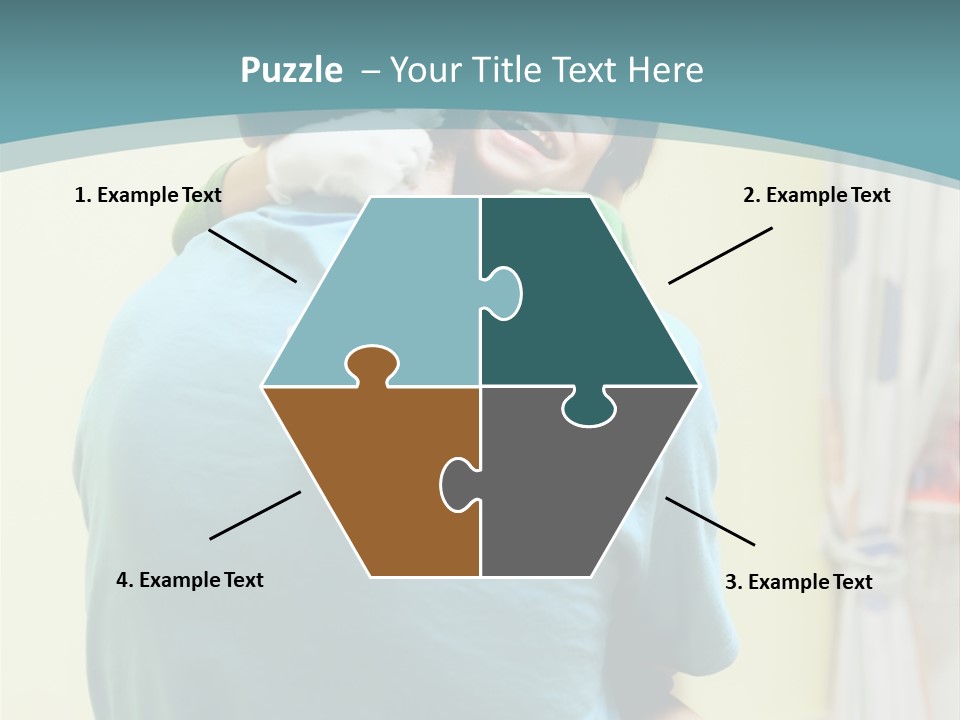 Growing Closeup Leaf PowerPoint Template