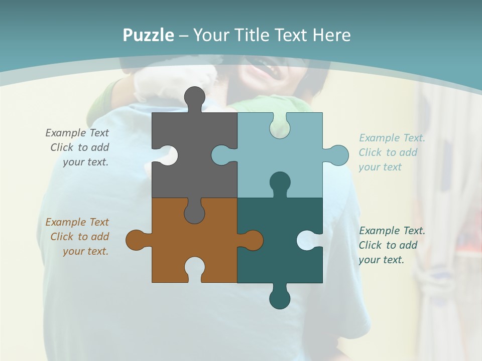 Growing Closeup Leaf PowerPoint Template