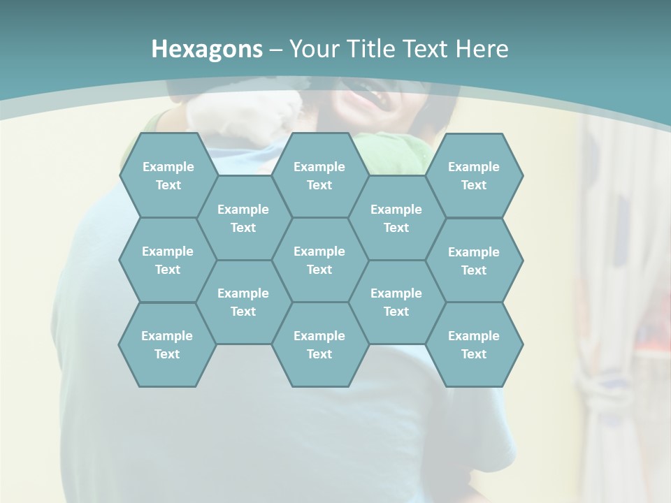 Growing Closeup Leaf PowerPoint Template