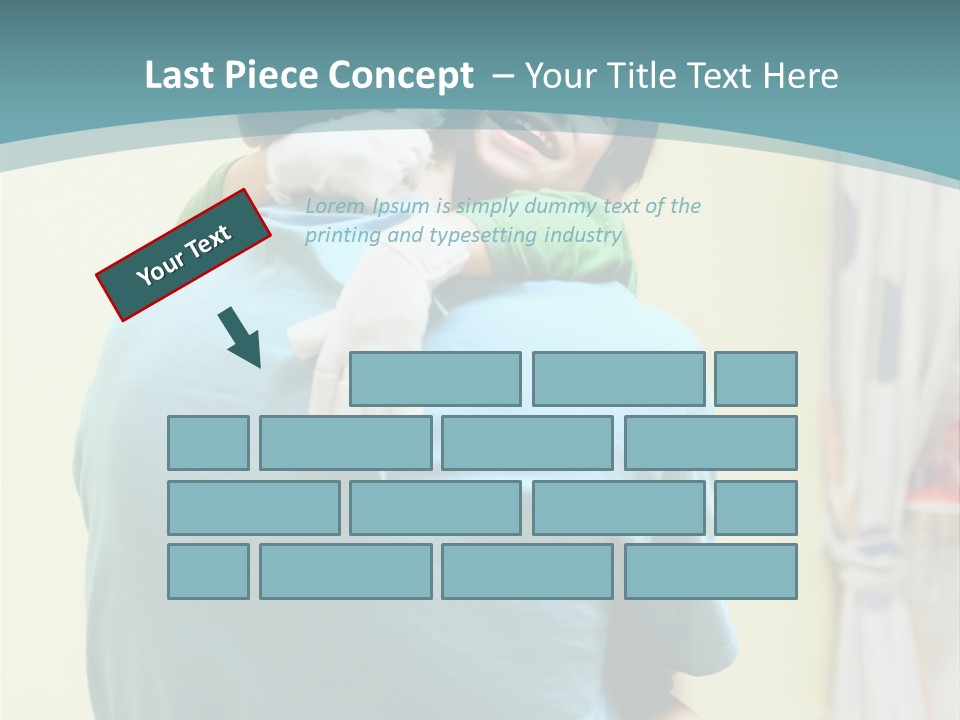 Growing Closeup Leaf PowerPoint Template