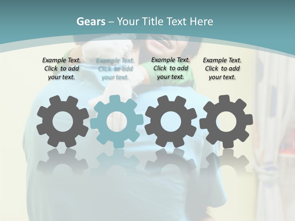 Growing Closeup Leaf PowerPoint Template