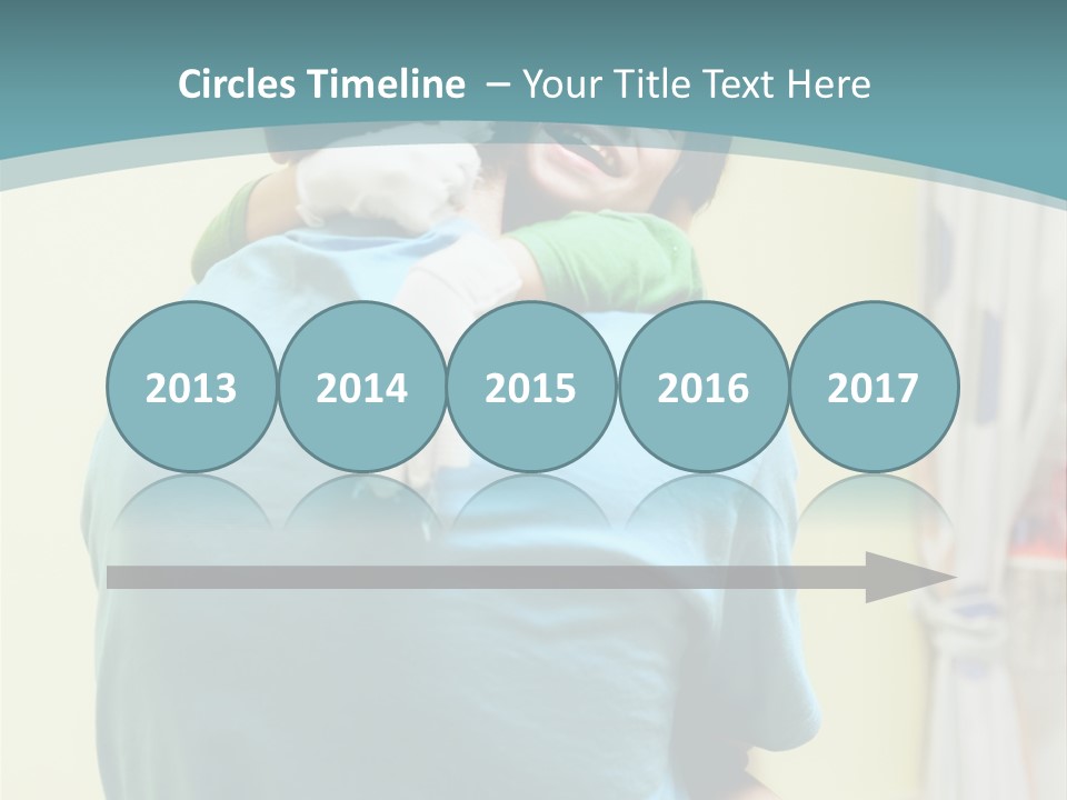 Growing Closeup Leaf PowerPoint Template