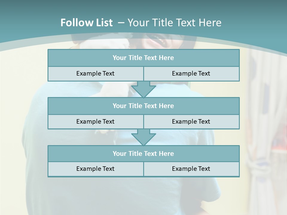 Growing Closeup Leaf PowerPoint Template