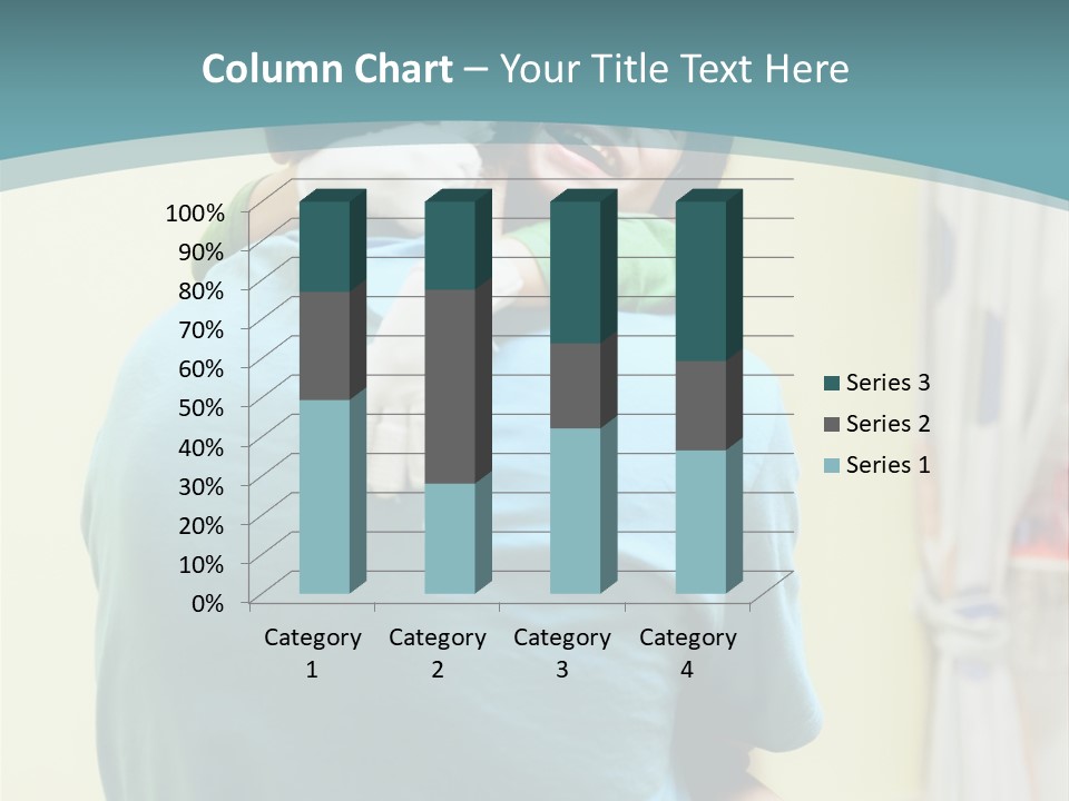 Growing Closeup Leaf PowerPoint Template