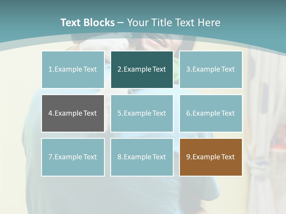 Growing Closeup Leaf PowerPoint Template