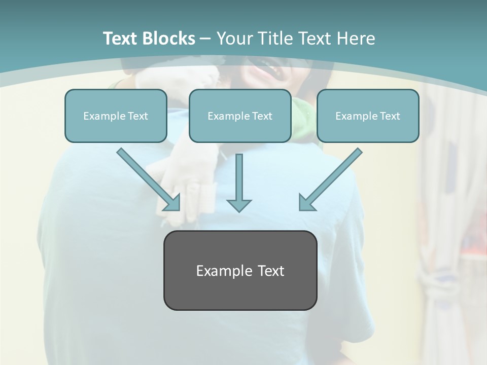 Growing Closeup Leaf PowerPoint Template