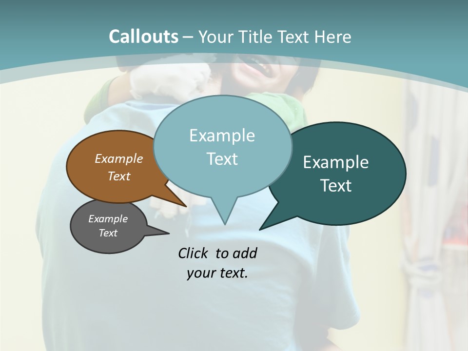 Growing Closeup Leaf PowerPoint Template