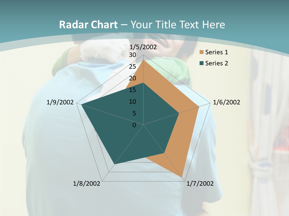 Growing Closeup Leaf PowerPoint Template