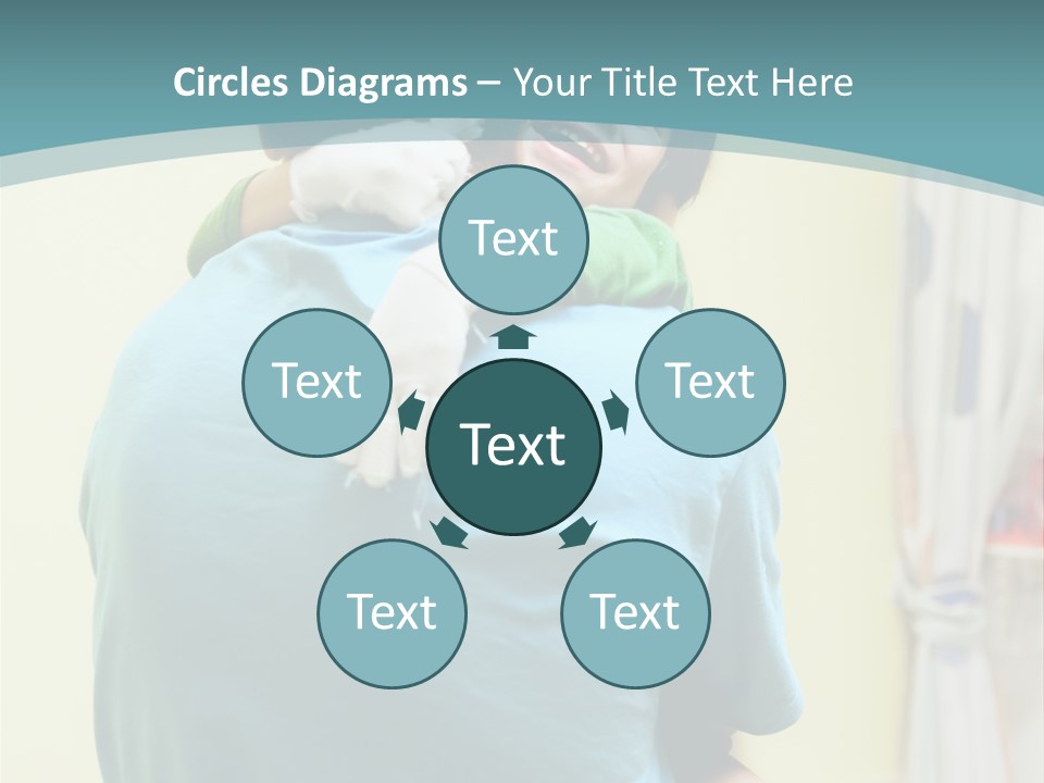 Growing Closeup Leaf PowerPoint Template