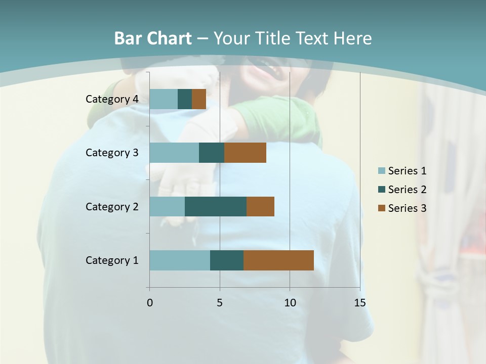 Growing Closeup Leaf PowerPoint Template